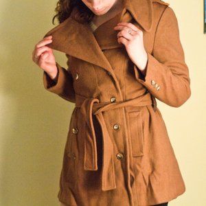 Vintage Tan Peacoat